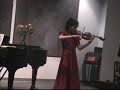 prachi plays bach  air on g string  in 2004 