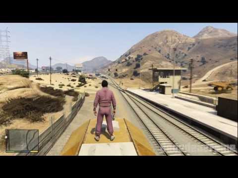 how to drive a train on gta 5
