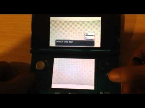 how to restart x and y pokemon