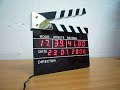 Movie Slate Scenie Clapper Clapboard Clock by HOMELOO.com
