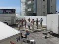 Göta Lejon drummers practicing in Lido de Jesolo 2nd part