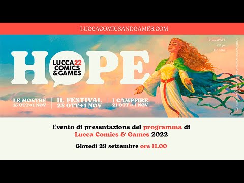 Evento di presentazione del programma di Lucca Comics & Games 2022