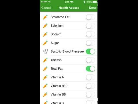 how to sync health app