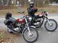 Montague Mill Ride on a Triumph Bonneville