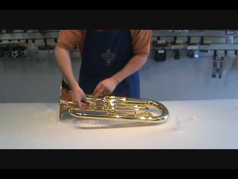 how to properly clean a euphonium