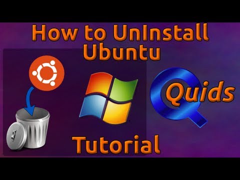 how to remove ubuntu from windows