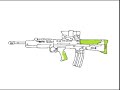 How to draw a SA80