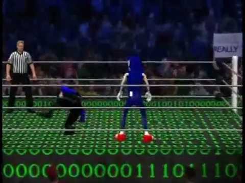 Johnny Cage and Sonic