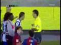 Messi score vs Espanyol like Maradona (God`s Hand Goal)