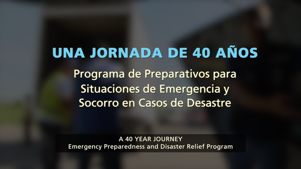 PAHO's technical cooperation program in disaster p...