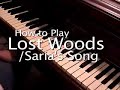 learn to play lost woods  zelda 