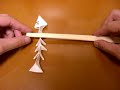 origami chopstick rest of fishbone origami chopstick rest of fishbone