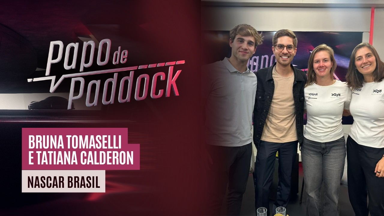 BRUNA TOMASELLI E TATIANA CALDERON NO PAPO DE PADDOCK!