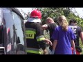 Click to View : Wypadek samochodowy w Dobrzykowicach jedna osoba ranna 13 czerwca 2013