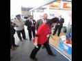 Football ticket prize draw MZT Pumpi during Aquatech