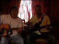 me + brian playing 1 of my fav alan hull songs at home