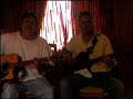 me + brian playing 1 of my fav alan hull songs at home