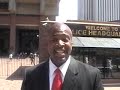 Aaron Jackson speaks about 70 precinct discrimination Aaron Jackson speaks about 70 precinct discrimination