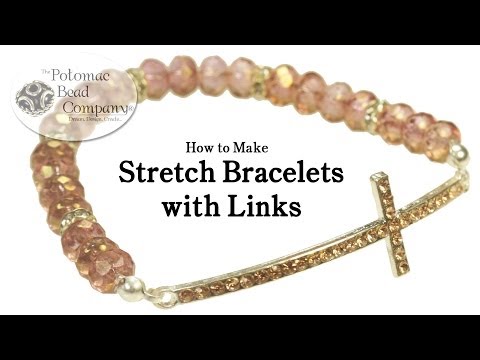 how to fasten bead bracelet with stretch cord