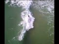 session de kite dans les vagues filmée par caméra go pro