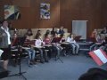 Weihnachtsbasar am BBG 2009: Der Flötenkreis spielt
