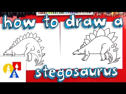 video-linktoworks-How To Draw A Stegosaurus