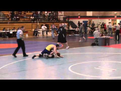 Blind refferee at city wrestling tournament