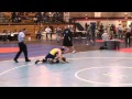 Blind refferee at city wrestling tournament