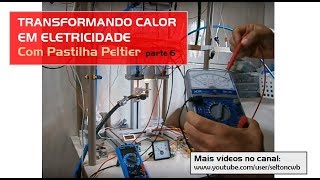 Energia Livre com pastilha térmica Peltier - Parte 6 - Somando amperagens das pastilhas