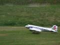 radio control DC3 crash