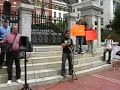 Liam Madden-Marine War Resister-Boston 6-7-07