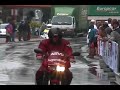Crash after finish line in cykling