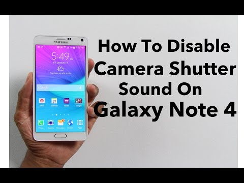 how to mute the camera sound on galaxy s