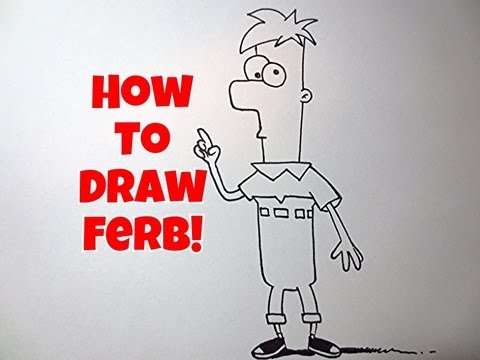 how to draw ferb