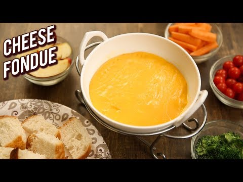 2 Ingredient Cheese Fondue Recipe – Quick & Easy Party Dip – Dip Recipe For Chips – Bhumika