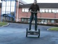 A self-balancing vehicle