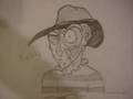 My Freddy Krueger cartoon drawing
