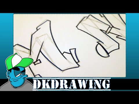 how to draw graffiti n