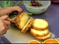 How to Carve Fruit Centerpieces : Choosing A Tail For A Peacock Fruit Centerpiece