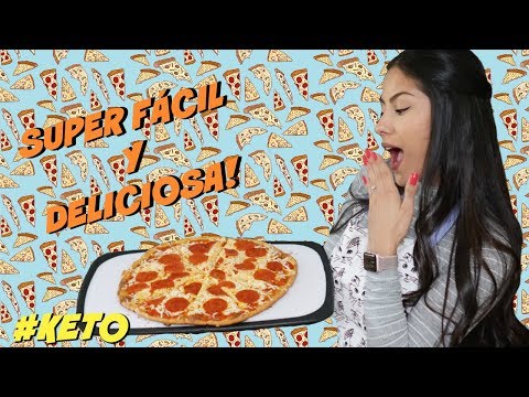 LA MEJOR RECETA DE PIZZA CETOGÉNICA QUE VAS A PROBAR! | KETO DIET | PIZZA QUEMAGRASA