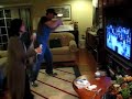 playing with the nintendo wii. wii sports boxing -thanksgiving 2006