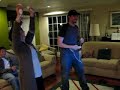 playing with the nintendo wii. wii sports boxing -thanksgiving 2006