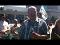 Vidéo Youtube - Le président du syndicat des professionnels et techniciens du CSSS de La Haute-Gaspésie (CSN), Jacques Mimeault, explique les motifs de la manifestation à laquelle ont pris part une quarantaine de ses membres.