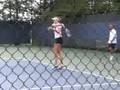 videos de US Open 2008: Nicole Vaidisova Practising