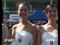 Chinese Auto Model Babes at C1 supercar show in Zhuhai China