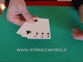 magia 3 card monte magic trucco il gioco delle 3 carte