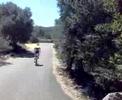 Mountainbike tochtje in park Tela??ica IV, afdaling