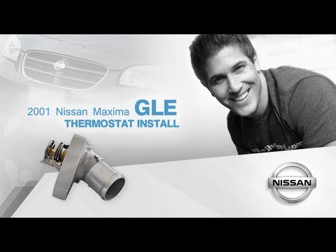 2001 Nissan Maxima GLE Thermostat Install