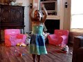 Isabella dancing to Happy Birthday to You (Xronia Polla!)