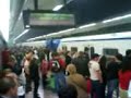Metro de Madrid reventado